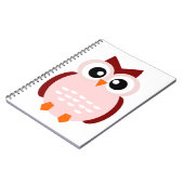 かわいいフクロウ ノートブック (左側)