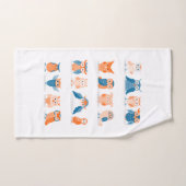 かわいいフクロウ ハンドタオル (ハンドタオル)