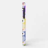 かわいいフクロウ、フクロウカラフルの柄、フクロウ、お名前 Case-Mate iPhoneケース (裏面/左)