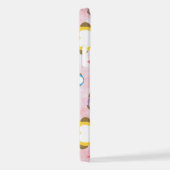 かわいいフクロウ、フクロウカラフル、フクロウ、ベビーフクロウ iPhoneケース (右側面)