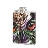 かわいいフクロウ フラスク (左)