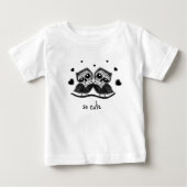 かわいいフクロウ ベビーTシャツ (正面)
