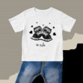 かわいいフクロウ ベビーTシャツ
