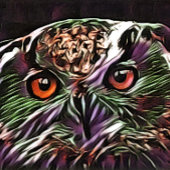 かわいいフクロウ ペーパープレート