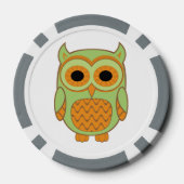 かわいいフクロウ ポーカーチップ (裏面)