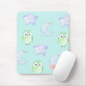 かわいいフクロウ マウスパッド (マウス)