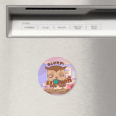 かわいいフクロウ マグネット (インサイチュ (食洗機))