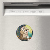 かわいいフクロウ マグネット (インサイチュ (食洗機))