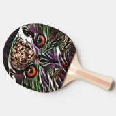かわいいフクロウ 卓球ラケット (横)