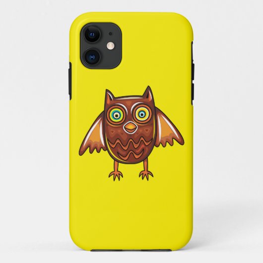 かわいいフクロウ Case-Mate iPhoneケース (裏面)