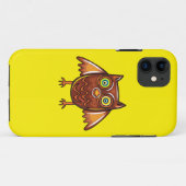 かわいいフクロウ Case-Mate iPhoneケース (裏面(横))