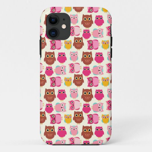 かわいいフクロウ Case-Mate iPhoneケース (裏面)