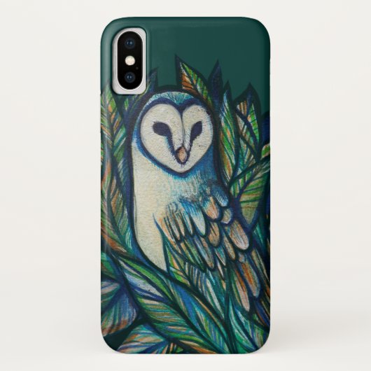 かわいいフクロウ Case-Mate iPhoneケース (裏面)