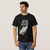 かわいいフクロウ Tシャツ (正面フル)