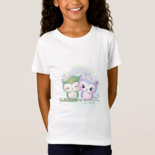 かわいいフクロウ Tシャツ