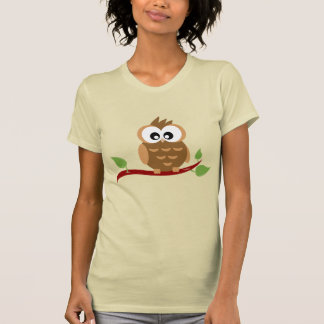 かわいいフクロウ Tシャツ