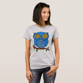 かわいいフクロウ Tシャツ (正面フル)
