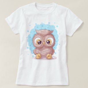 かわいいフクロウ Tシャツ