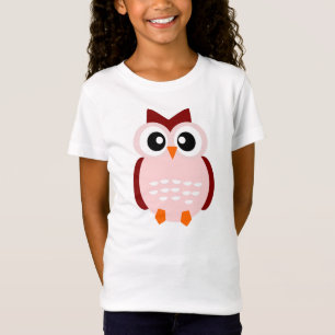 かわいいフクロウ Tシャツ