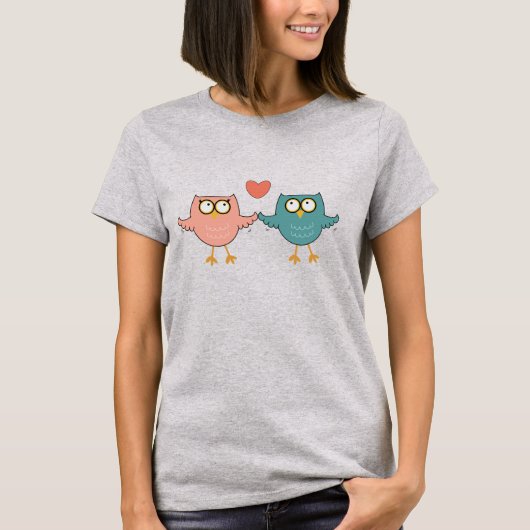 かわいいフクロウTシャツ Tシャツ (正面)