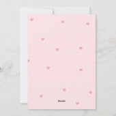 かわいいフクロカップルバレンタインの日 シーズンカード (裏面)