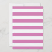 かわいいフクロガールベビーシャワー招待状 招待状 (裏面)