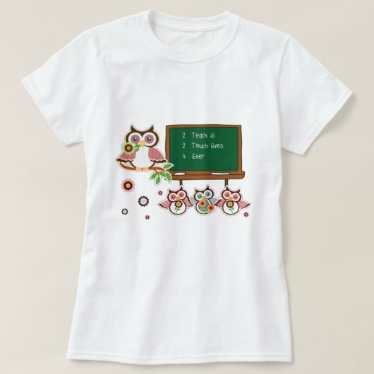 かわいいフクロスTシャツ先生 Tシャツ (デザイン正面)