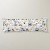 かわいいフクロパターン体枕 ボディピロー (裏面)