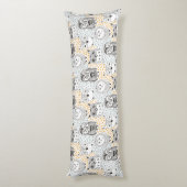 かわいいフクロパターン体枕 ボディピロー (裏面 (縦))