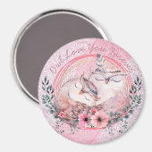 かわいいフクロマグネット マグネット (正面/裏面)