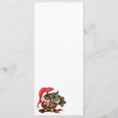 かわいいフクロムクリスマスメニュー メニュー (裏面)