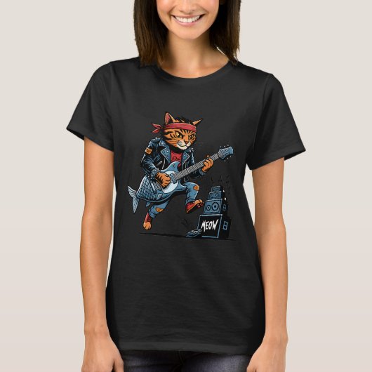 かわいいフグの落書き Tシャツ (正面)