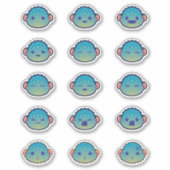 かわいいフグ シール (正面)