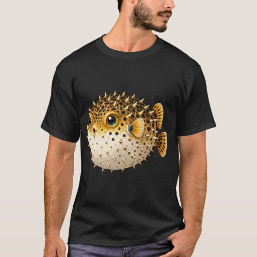 かわいいフグ Tシャツ (正面)