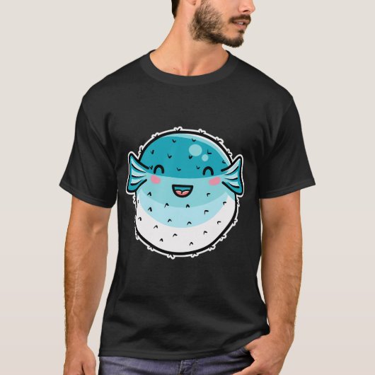 かわいいフグ Tシャツ (正面)