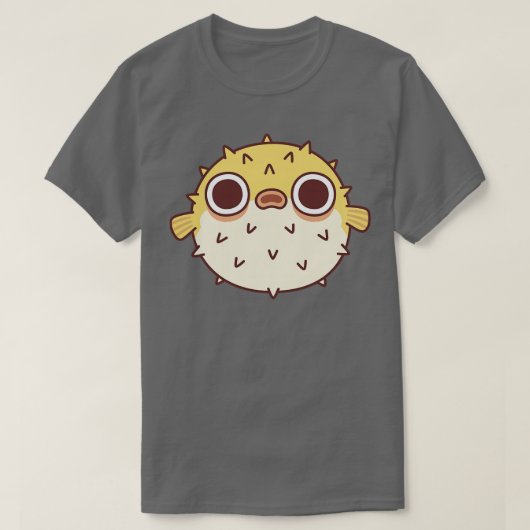 かわいいフグ Tシャツ (デザイン正面)
