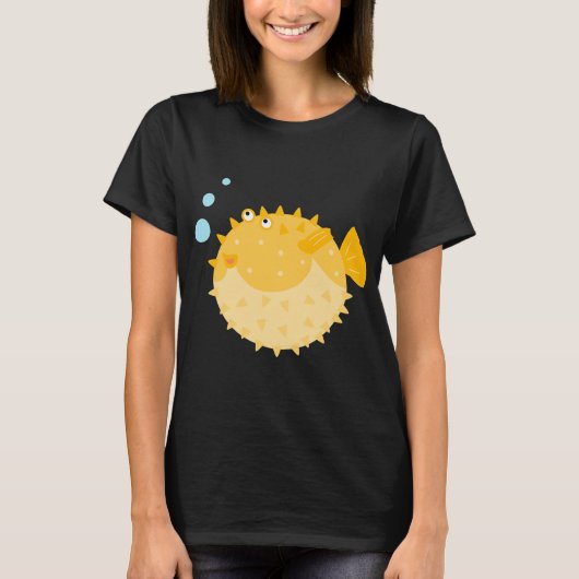 かわいいフグ Tシャツ (正面)