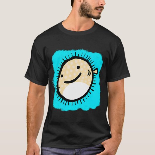 かわいいフグ Tシャツ (正面)