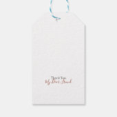 かわいいフライパン料理ツールのパターンアート ギフトタグ (裏面)