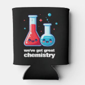 かわいいフラスコ&チューブ私たちは化学を持っ得てい素晴らしる 缶クーラー (裏面)