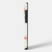 かわいいフラミンゴの群れ iPhoneケース (左側面)