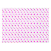 かわいいフラミンゴス-ハッピー1 テーブルクロス (正面(横))