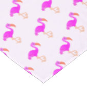 かわいいフラミンゴス-ハッピー1 テーブルクロス (アングル)