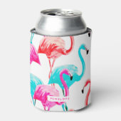 かわいいフラミンゴ 缶クーラー (缶正面)