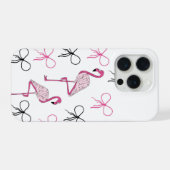 かわいいフラミンゴ iPhoneケース (裏面横)