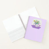 かわいいフラワージャーナル💜🌸💛🌷 ノートブック (内部)