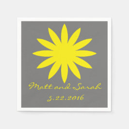 かわいいフラワーナプキン スタンダードカクテルナプキン