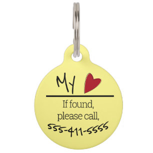 かわいいフラワーパワパーソナライズされたードッグIDラベル ペット　ネームタグ