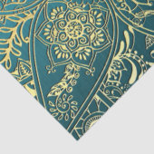 かわいいフラワーヘナ手描きデザイン 薄葉紙 (詳細)