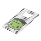 かわいいフランケンシュタインボトルオープナー クレジットカード栓抜き (裏面アングル)